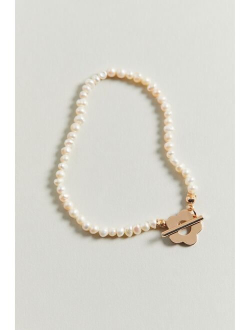 Urban outfitters Pearl Flower Toggle Bracelet