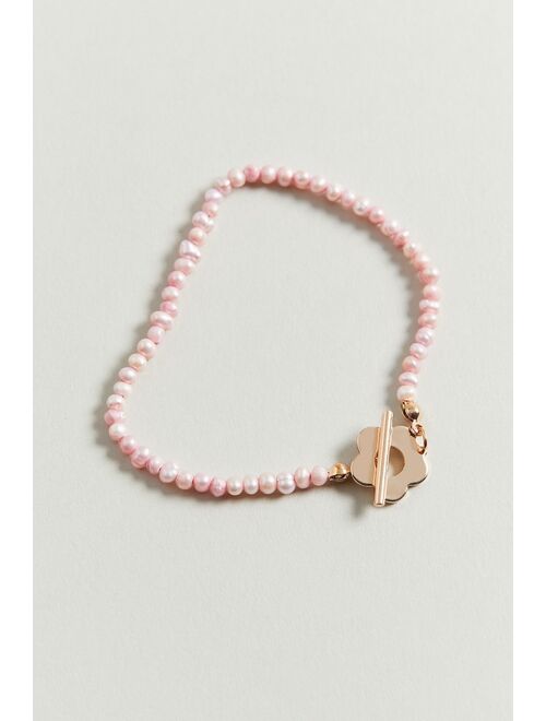 Urban outfitters Pearl Flower Toggle Bracelet