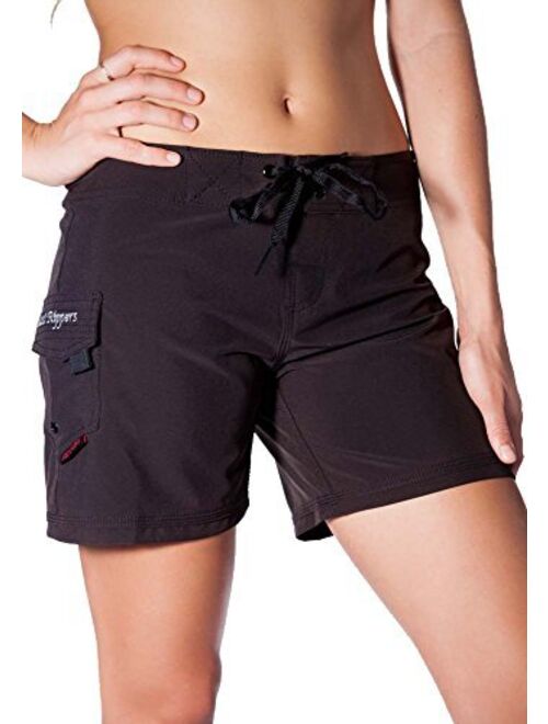 Maui Rippers Women’s 5" 4-Way Stretch Swim Shorts Boardshorts