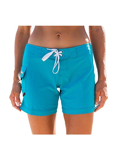 Maui Rippers Women’s 5" 4-Way Stretch Swim Shorts Boardshorts