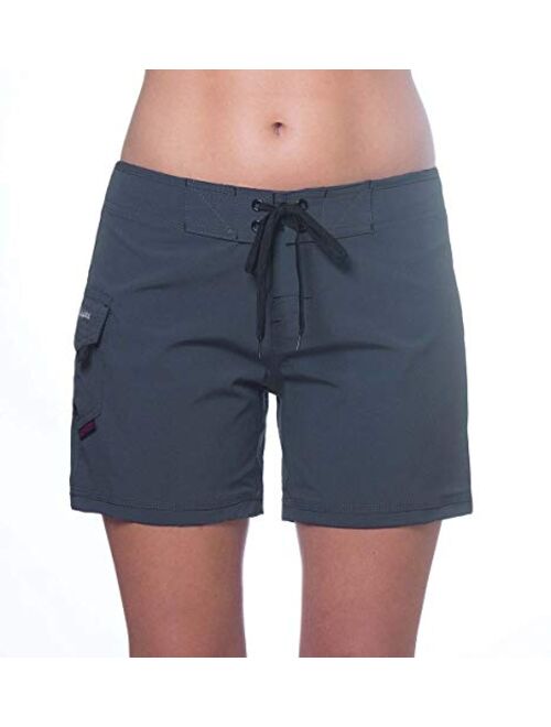 Maui Rippers Women’s 5" 4-Way Stretch Swim Shorts Boardshorts