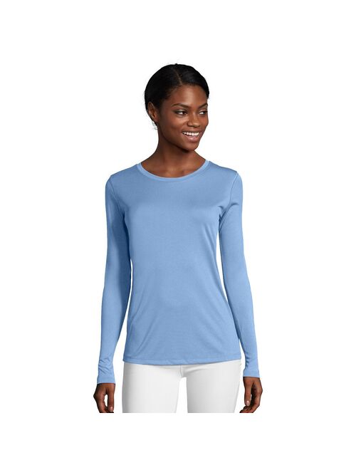 Women's Hanes® Cool Dri Long-Sleeve Performance Tee