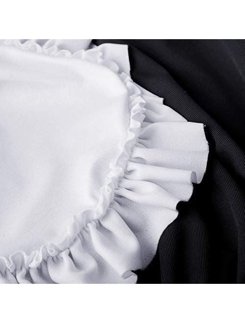 Womens Sexy French Maid Costume Anime Cosplay Lingerie Outfits Roleplay Suit Sexy Naughty Lace Apron