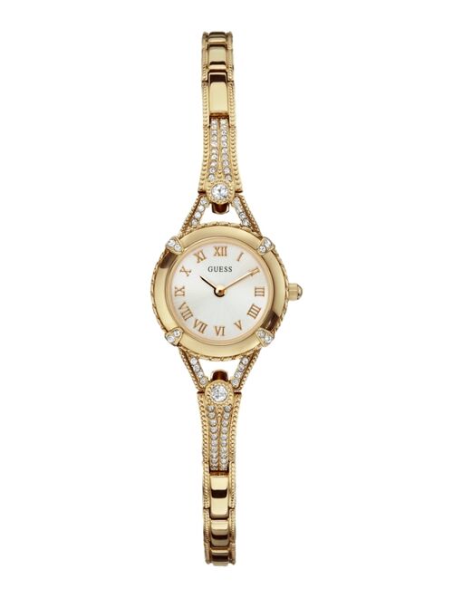 Guess Watch, Women's Gold Tone Bracelet 22mm U0135L2