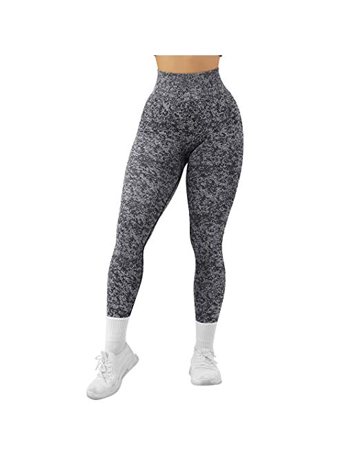 RUUHEE Women Scrunch Butt Lifting Seamless Leggings High Waisted Booty Workout Yoga Pants