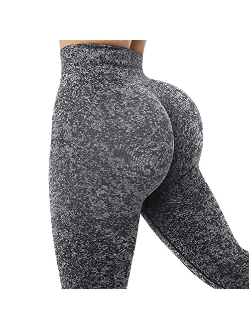 RUUHEE Women Scrunch Butt Lifting Seamless Leggings High Waisted Booty Workout Yoga Pants