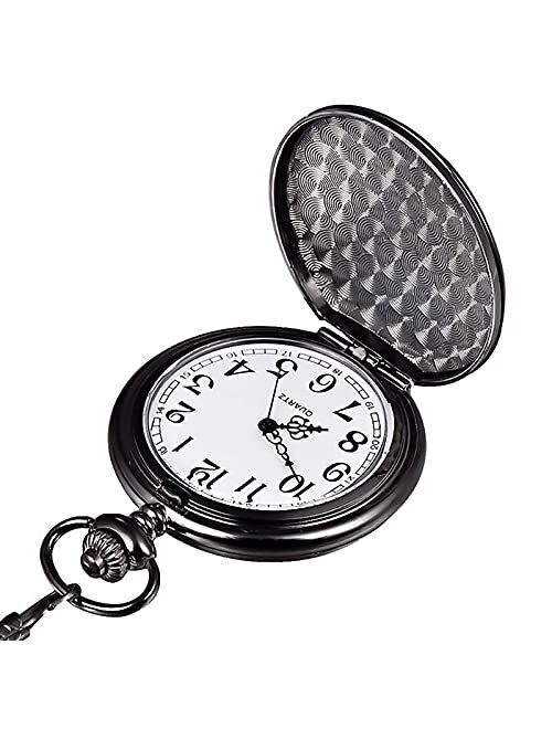 Pocket Watch for Brother Gifts Personalised Engraved to My Brother Birthday Anniversary Meaningful Year Gifts for Men