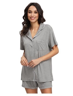 GYS Women's Buttons Down Short Pajamas