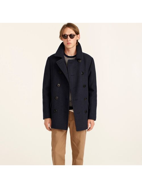 jcrew dock peacoat