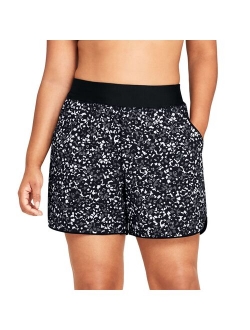 Plus Size Lands' End Quick Dry Thigh-Minimizer Swim Board Shorts