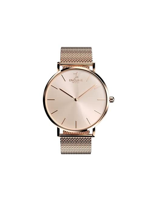 Enclave Mfg Co. Enclave Gossamer Classic Round Analog Wrist Watch for Women