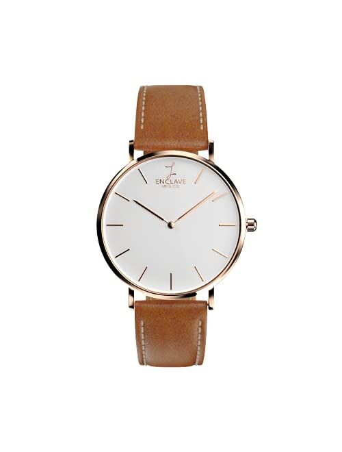 Enclave Mfg Co. Enclave Gossamer Classic Round Analog Wrist Watch for Women