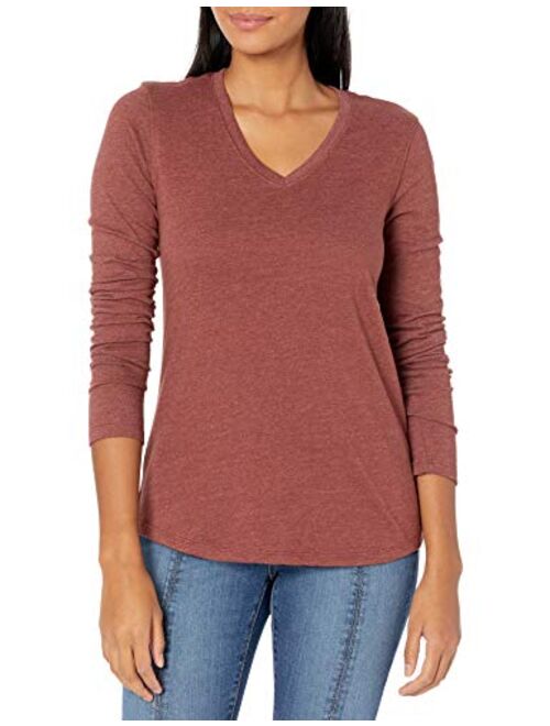 Carhartt Women's Relaxed Fit Midweight Long-Sleeve V-Neck T-Shirt