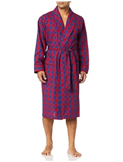 mens Long-sleeve Lightweight Cotton Woven-robe