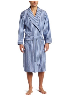 mens Long-sleeve Lightweight Cotton Woven-robe