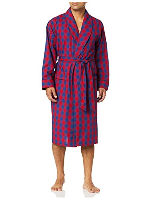 Nautica mens Long-sleeve Lightweight Cotton Woven-robe