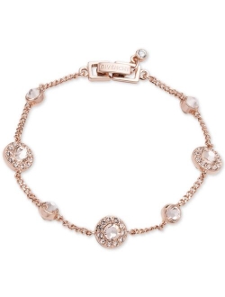 Silver-Tone Pav Bracelet