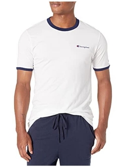 Men's Short Sleeve Sleepwear Tee, C-Logo