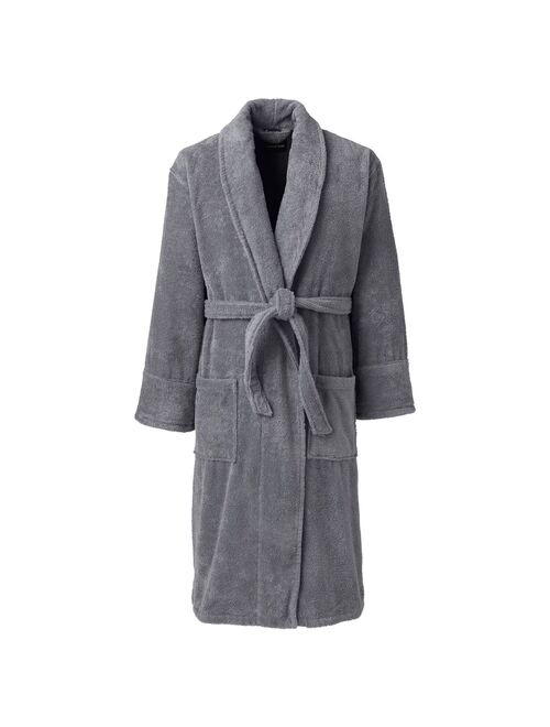 Men's Lands' End Calf-Length Turkish Terry Robe