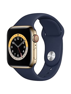 AppleWatch Series 6 (GPS, 40mm) - Blue Aluminum Case with Deep Navy Sport Band
