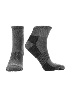 Doctor's Choice Diabetic Crew & Quarter Socks, Men's, Non-Binding, Half-Cushioned, & Seamless Toe, 2 Pairs, Large & X-Large