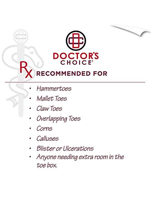 Doctor's Choice Diabetic Crew & Quarter Socks, Men's, Non-Binding, Half-Cushioned, & Seamless Toe, 2 Pairs, Large & X-Large