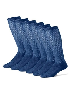 Diabetic Over The Calf Socks for Men - 12 Pack - Made in USA