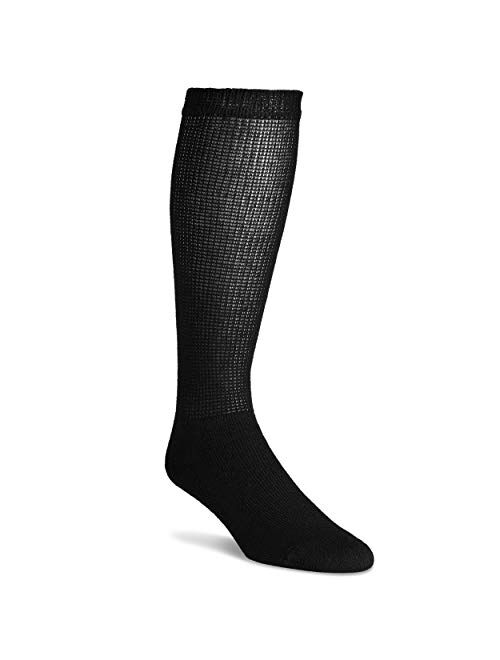 Diabetic Over The Calf Socks for Men - 12 Pack - Made in USA