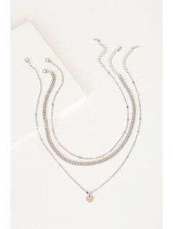 Three-Way Tie Gold Necklace Set