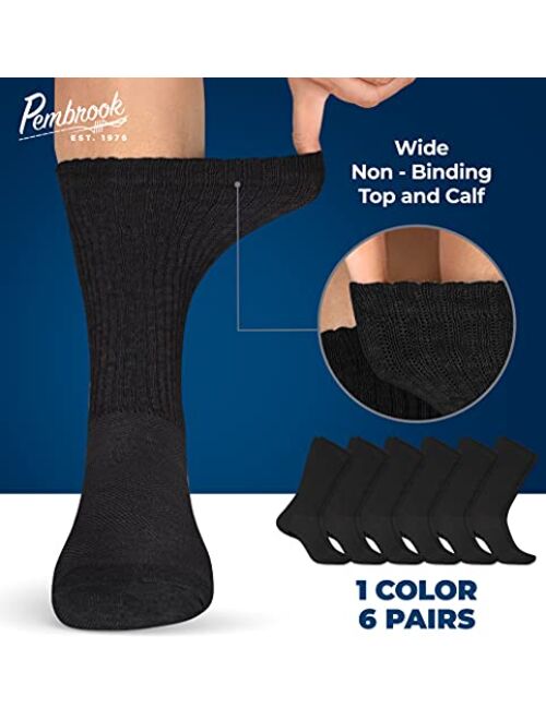 Diabetic Socks with Grips for Women & Men | Non Binding Edema, Neuropathy Socks | 6-pairs