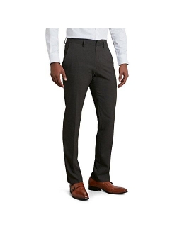 Men's Stretch Glen Plaid Flat Front Slim Fit Pant