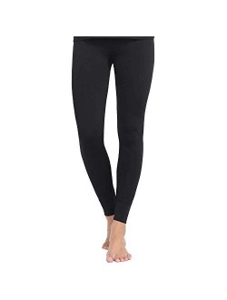 MANCYFIT Thermal Leggings for Women Fleece Lined Pants Long Underwear Bottoms