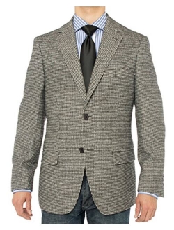 Luciano Natazzi Men's 2 Button Luxe Camel Hair Suit Jacket Sport Coat Blazer