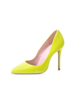 Elisabet Tang High Heels, Women Pumps Shoes 3.94 inch/10cm Pointed Toe Stiletto Sexy Prom Club Heels