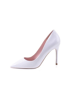 Elisabet Tang High Heels, Women Pumps Shoes 3.94 inch/10cm Pointed Toe Stiletto Sexy Prom Club Heels