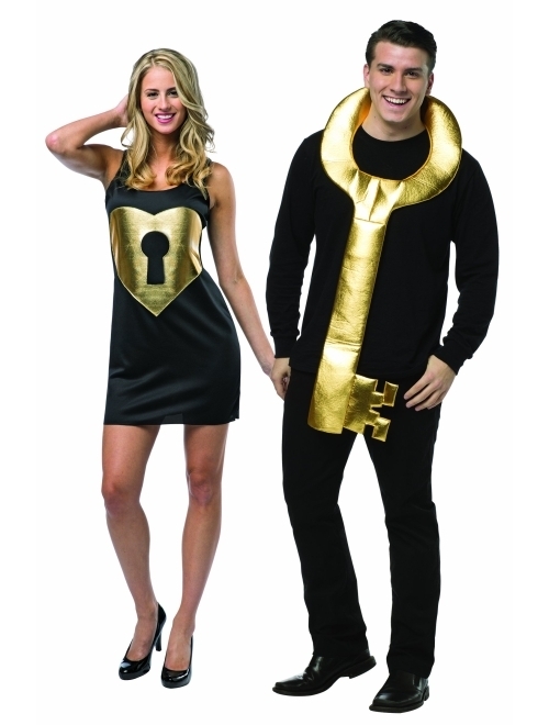 Rasta Imposta Key To My Heart Lock and Key Couples Costume