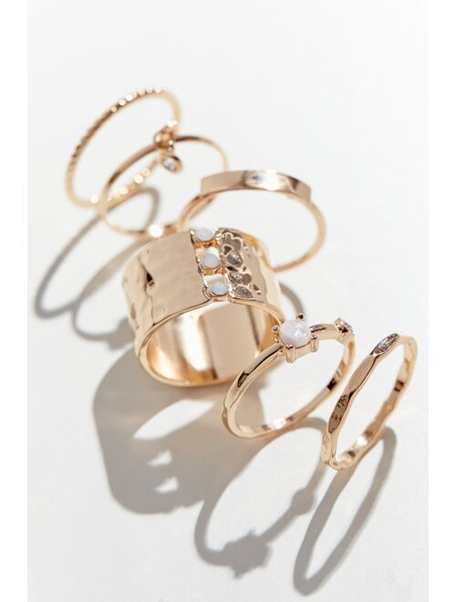 Urban outfitters Alexandria Opal Ring Set