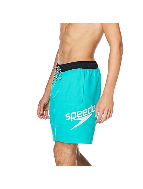 Speedo Men's Swim Trunk Mid Length Redondo Solid