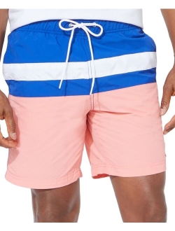 Men's Colorblocked 8" Swim Trunks