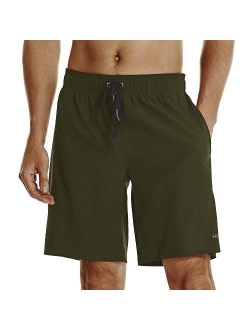 HOdo Mens Swim Trunks 9" Quick-Dry Swim Shorts