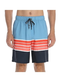 HOdo Mens Swim Trunks 9" Quick-Dry Swim Shorts