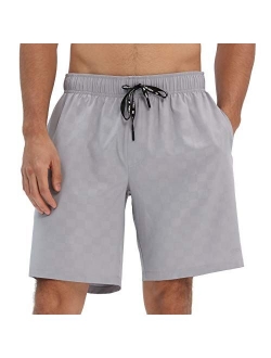 HOdo Mens Swim Trunks 9" Quick-Dry Swim Shorts