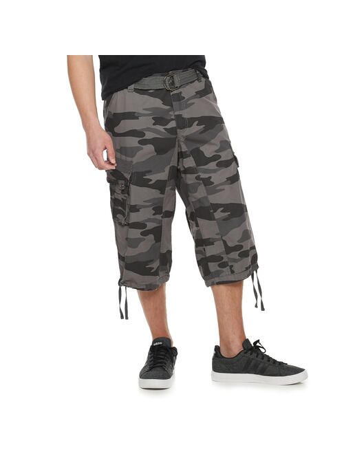 Men's Xray Messenger Belted Cargo Shorts