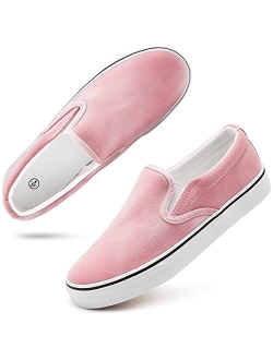 Women's Slip On Shoes Low Top Canvas Sneakers Fashion Casual Shoes