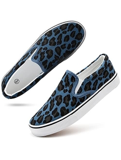 Women's Slip On Shoes Low Top Canvas Sneakers Fashion Casual Shoes