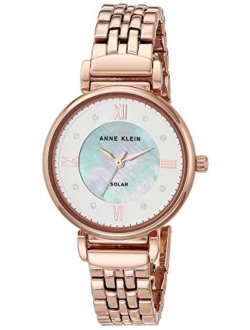 Considered Women's Solar Powered Premium Crystal Accented Bracelet Watch, AK/3630