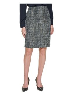 Tweed Pencil Skirt