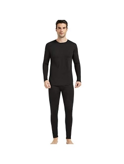 Starlemon Thermal Underwear for Men Ultra Soft Fleece Lined Thermal Winter Base Layers Long Johns Set