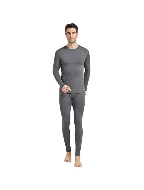 Starlemon Thermal Underwear for Men Ultra Soft Fleece Lined Thermal Winter Base Layers Long Johns Set