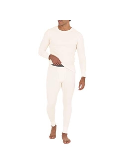 mens Recycled Waffle Thermal Underwear Set (Top and Bottom)